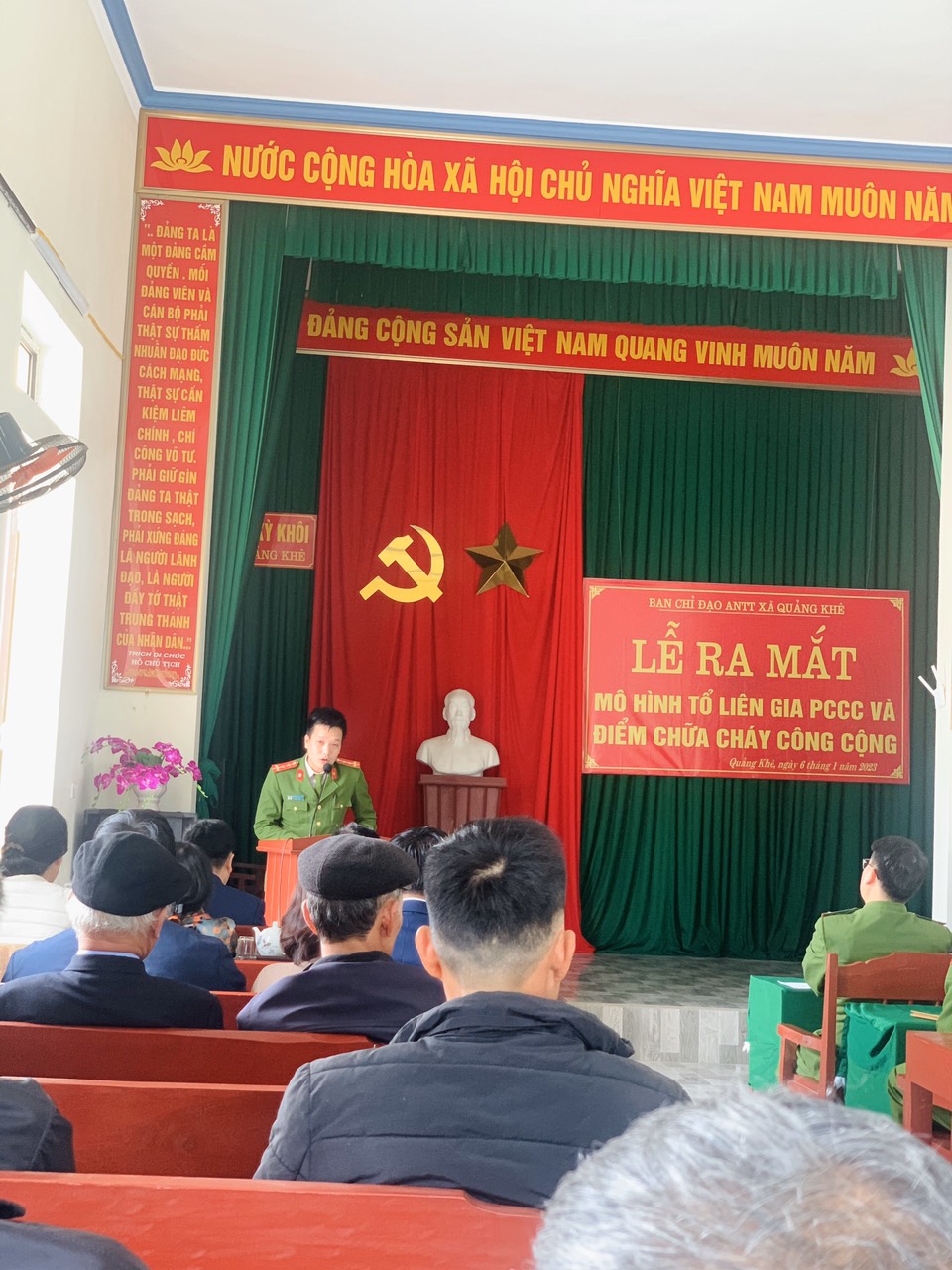 UBND xã Quảng Khê ra mắt mô hình 